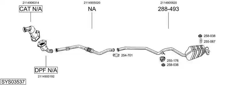 BOSAL SYS03537