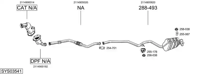 BOSAL SYS03541