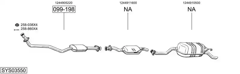 BOSAL SYS03550