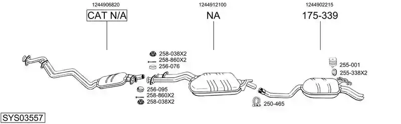 BOSAL SYS03557