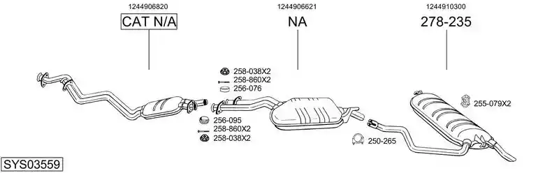 BOSAL SYS03559