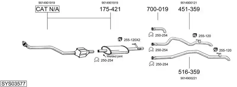 BOSAL SYS03577