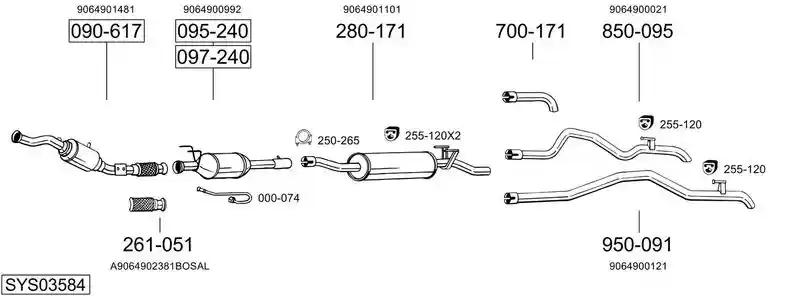 BOSAL SYS03584