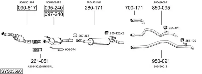 BOSAL SYS03590