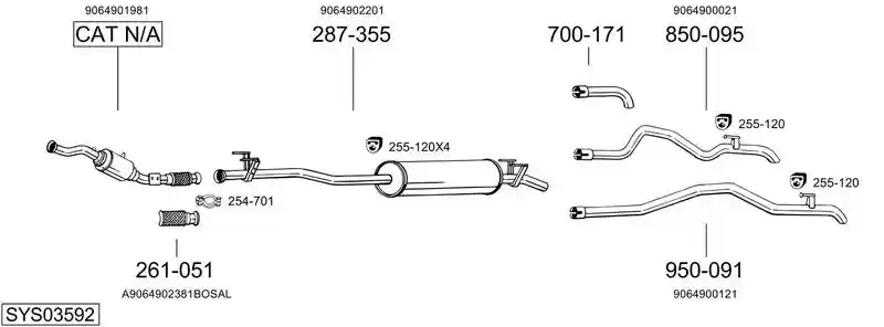 BOSAL SYS03592