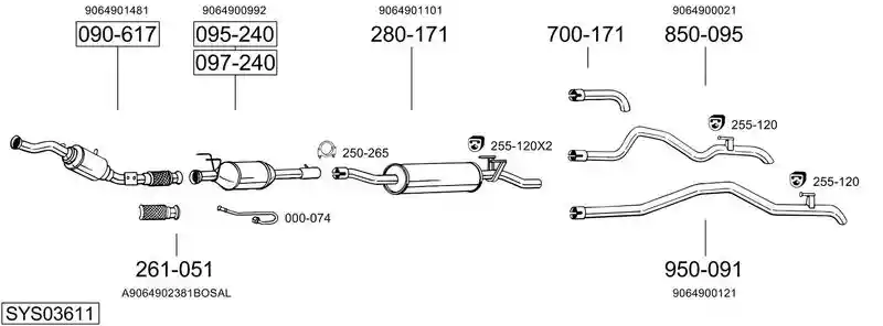 BOSAL SYS03611