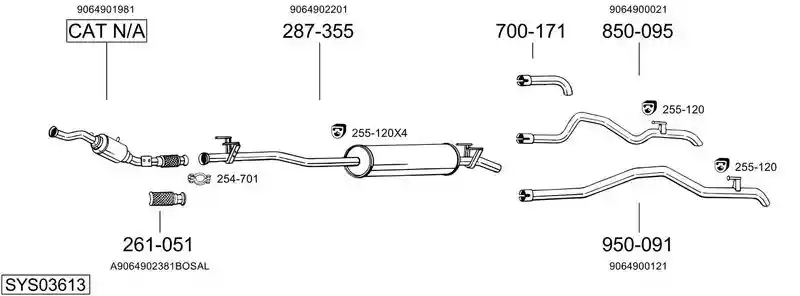 BOSAL SYS03613