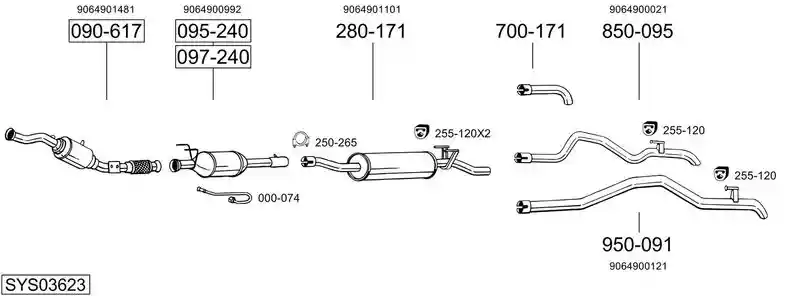 BOSAL SYS03623