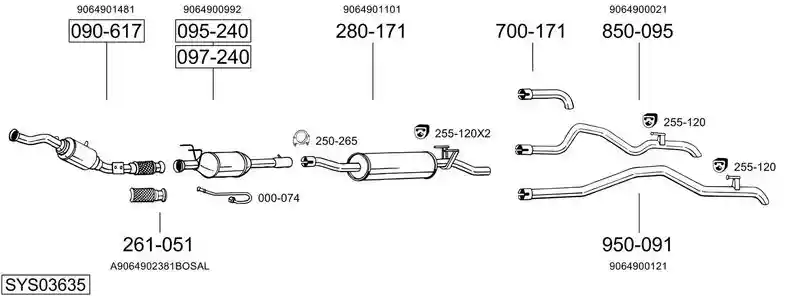 BOSAL SYS03635