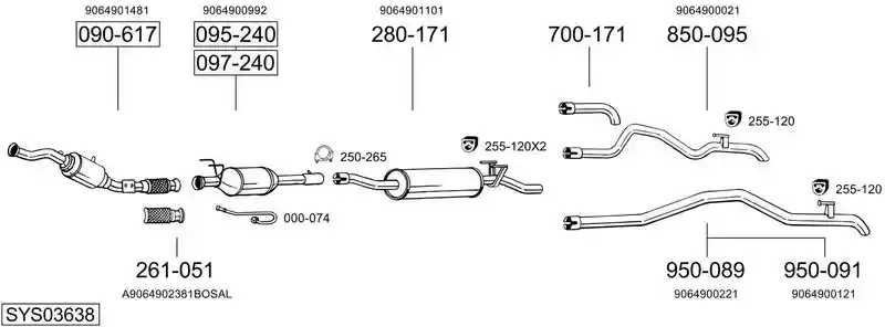BOSAL SYS03638