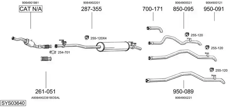 BOSAL SYS03640