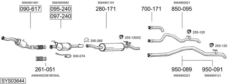 BOSAL SYS03644