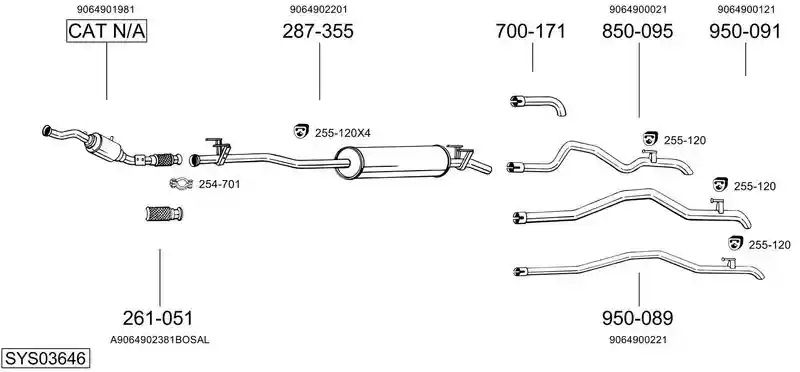 BOSAL SYS03646