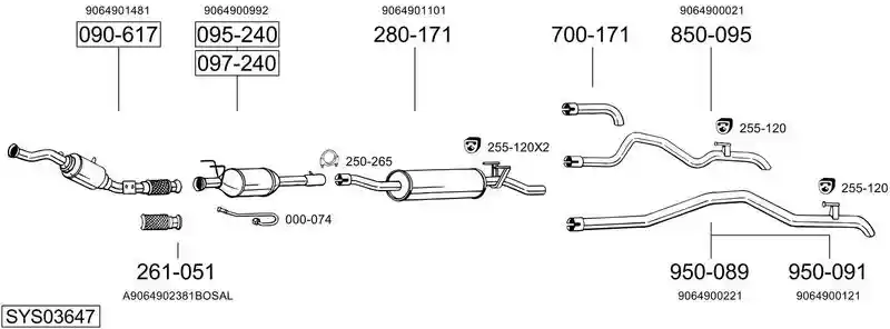 BOSAL SYS03647