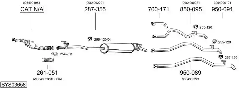 BOSAL SYS03658
