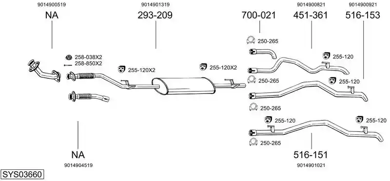 BOSAL SYS03660
