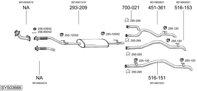 BOSAL SYS03666