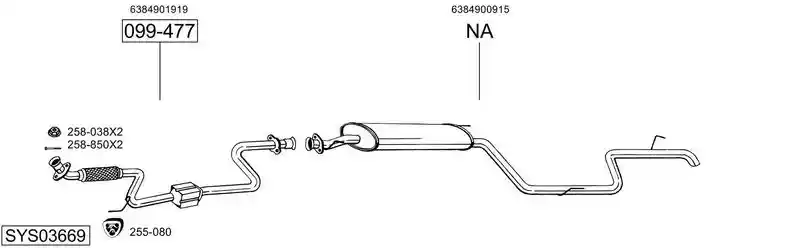 BOSAL SYS03669