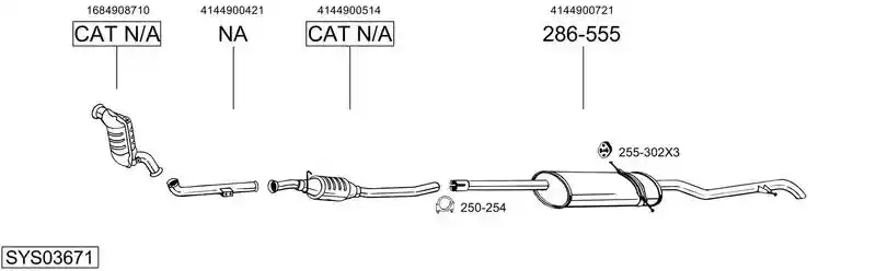 BOSAL SYS03671