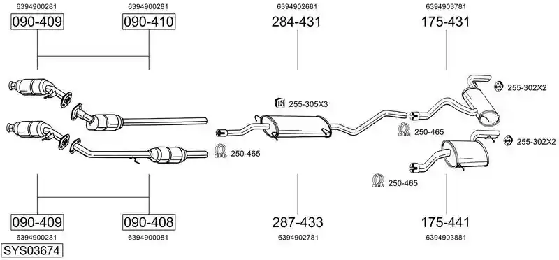 BOSAL SYS03674