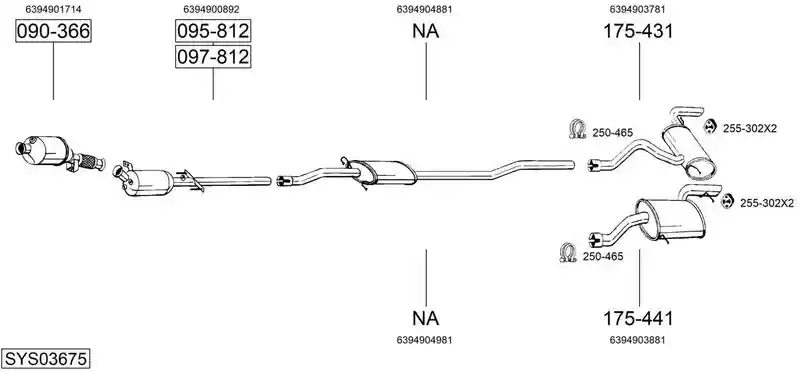 BOSAL SYS03675