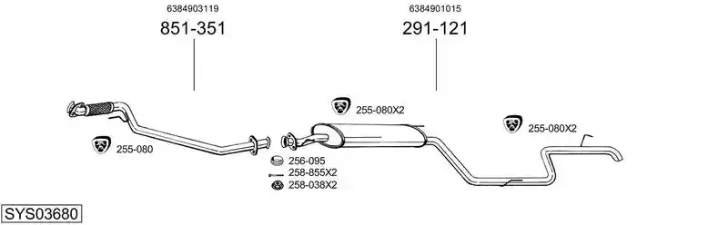 BOSAL SYS03680