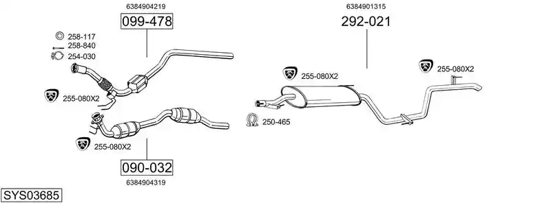 BOSAL SYS03685