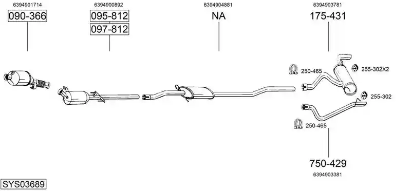 BOSAL SYS03689