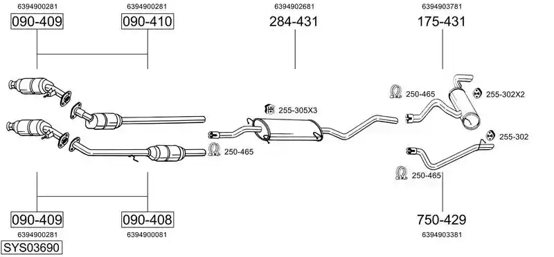BOSAL SYS03690