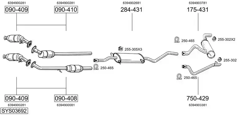 BOSAL SYS03692