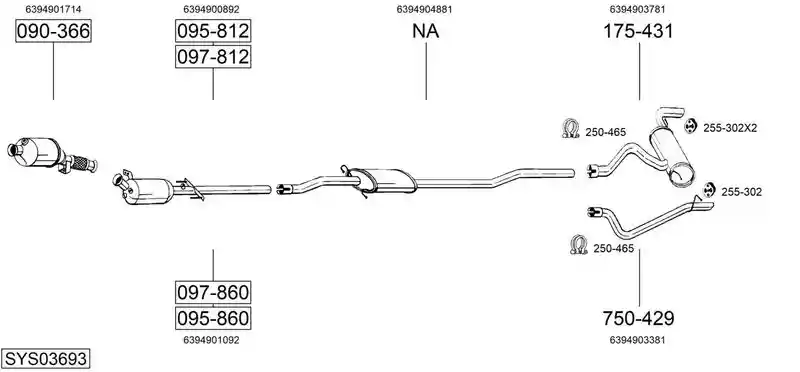 BOSAL SYS03693