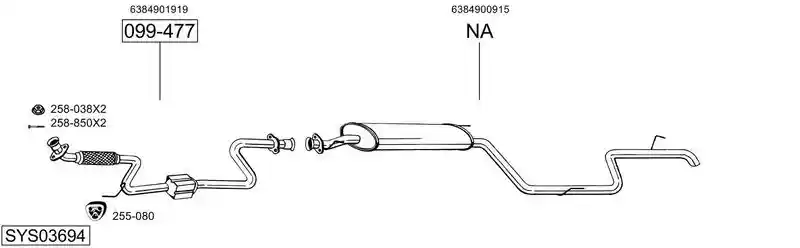 BOSAL SYS03694