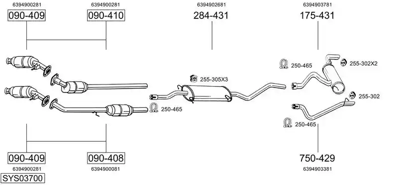 BOSAL SYS03700