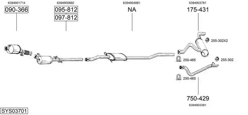 BOSAL SYS03701