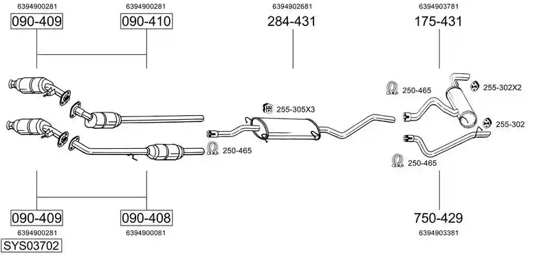 BOSAL SYS03702
