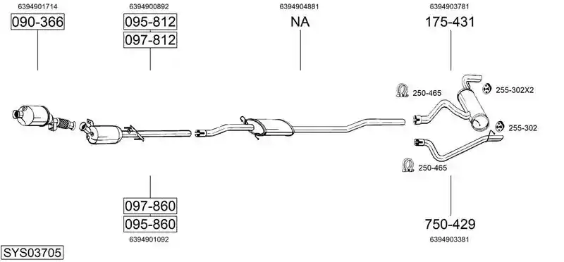 BOSAL SYS03705