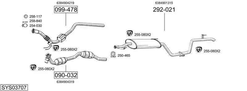 BOSAL SYS03707