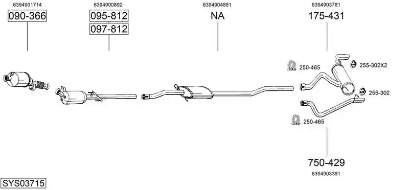 BOSAL SYS03715