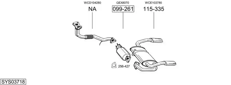 BOSAL SYS03718