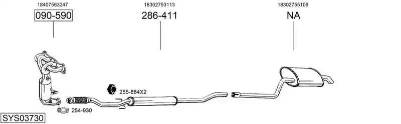 BOSAL SYS03730