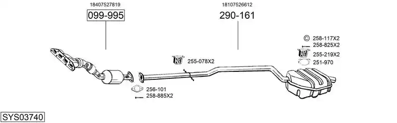 BOSAL SYS03740