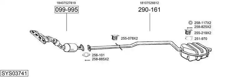 BOSAL SYS03741