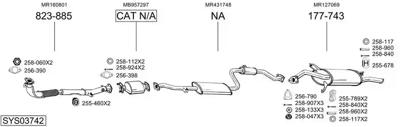 BOSAL SYS03742