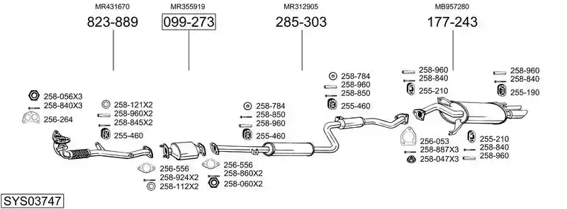 BOSAL SYS03747