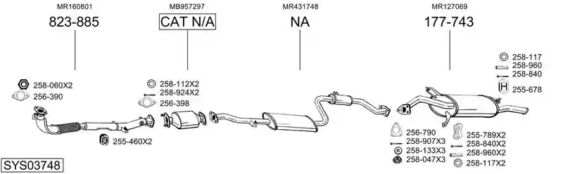 BOSAL SYS03748