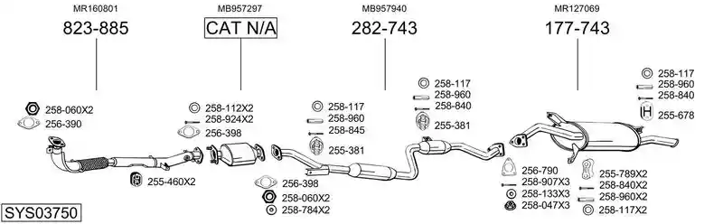 BOSAL SYS03750