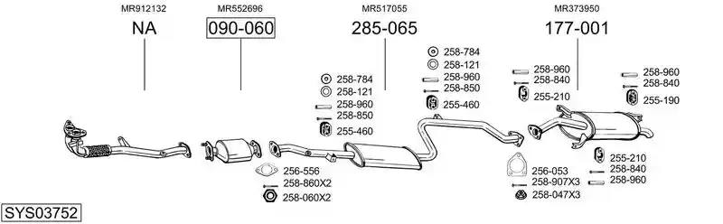 BOSAL SYS03752