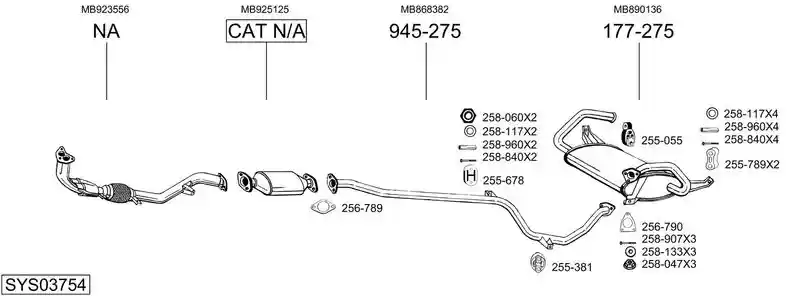 BOSAL SYS03754