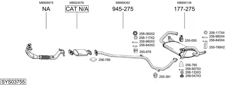 BOSAL SYS03755