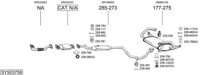 BOSAL SYS03758